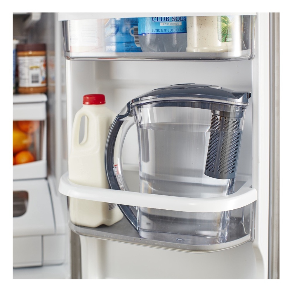 Brita Stream Rapids Water Filter Pitcher, Carbon Gray, Large 10 Cup, 1 Count - Picture 6 of 11